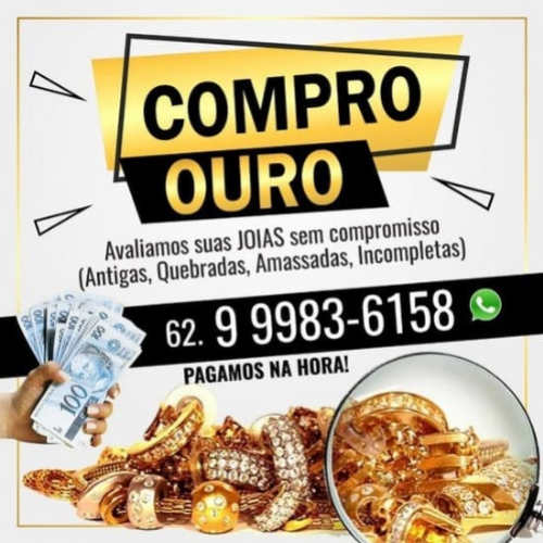 COMPRO OURO Goiânia GO